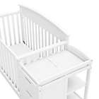 Alternate image 2 for Graco&reg; Benton 4-in-1 Convertible Crib and Changer in White