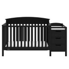 Alternate image 1 for Graco&reg; Benton 4-in-1 Convertible Crib and Changer in Black