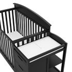 Alternate image 5 for Graco&reg; Benton 4-in-1 Convertible Crib and Changer in Black