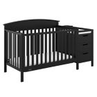 Alternate image 0 for Graco&reg; Benton 4-in-1 Convertible Crib and Changer in Black