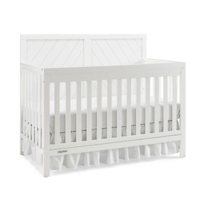 fisher price paxton crib vintage grey