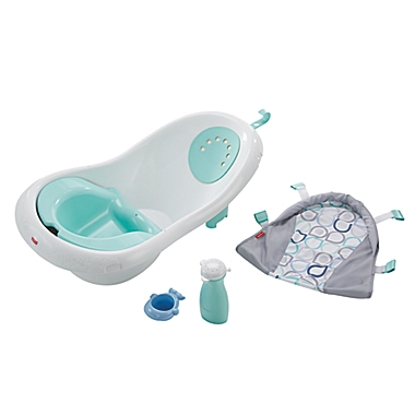 Fisher-Price&reg; 4-in-1 Sling &#39;n Seat Bath Tub in Grey. View a larger version of this product image.