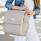 Alternate image 3 for Petunia Pickle Bottom&reg; Boxy Backpack Diaper Bag in Grey Matte Leatherette