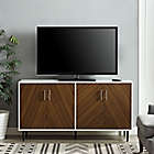 Alternate image 5 for Forest Gate&trade; Jade 58-Inch Modern Bookmatch Buffet Console in White/Teak
