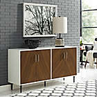 Alternate image 7 for Forest Gate&trade; Jade 58-Inch Modern Bookmatch Buffet Console in White/Teak