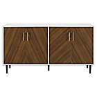 Alternate image 0 for Forest Gate&trade; Jade 58-Inch Modern Bookmatch Buffet Console in White/Teak