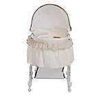 Alternate image 3 for Dream on Me Lacy Portable 2-in-1 Bassinet/Cradle in Green/White