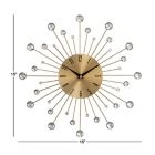 Alternate image 2 for Ridge Road D&eacute;cor Beaded Burst Wall Clock
