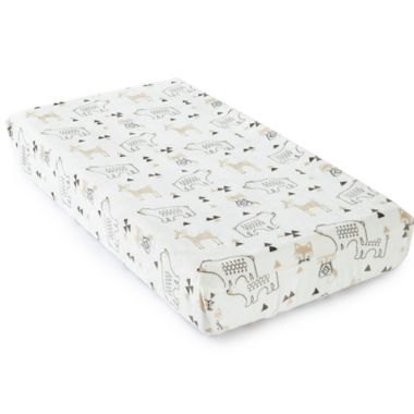 Levtex Baby&reg; Bailey Changing Pad Cover in Grey/Taupe. View a larger version of this product image.