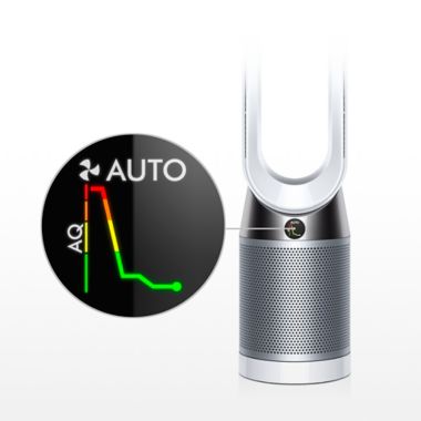 Dyson Pure Cool&trade; TP04 Air Tower Purifier in White/Silver. View a larger version of this product image.