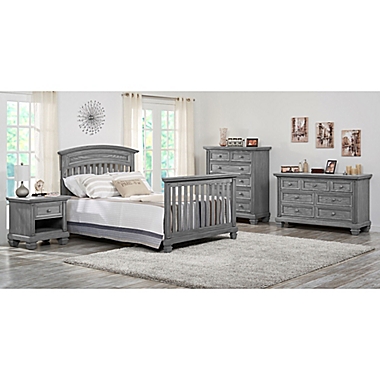 Oxford Baby Richmond Full Bed Conversion Kit in Brushed Grey. View a larger version of this product image.