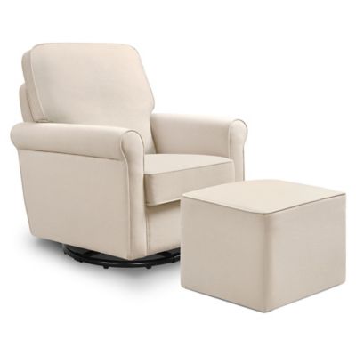 sierra swivel glider and ottoman by million dollar baby