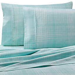 Home Collection Thatch Queen Sheet Set in Aqua