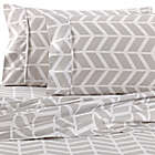 Alternate image 0 for Home Collection Arrow King Sheet Set in Grey