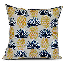 Pineapple Stripes Sqaure Throw Pillow