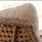 Alternate image 5 for Forest Gate Wicker Papasan Patio Chairs in Natural (Set of 2)