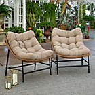 Alternate image 10 for Forest Gate Wicker Papasan Patio Chairs in Natural (Set of 2)