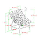 Alternate image 3 for Forest Gate Wicker Papasan Patio Chairs in Natural (Set of 2)