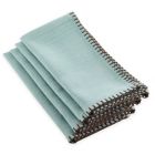 Alternate image 0 for Saro Lifestyle Celena Napkins in Aqua (Set of 4)