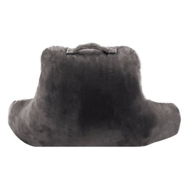 UGG&reg; Clifton Backrest Pillow in Charcoal. View a larger version of this product image.