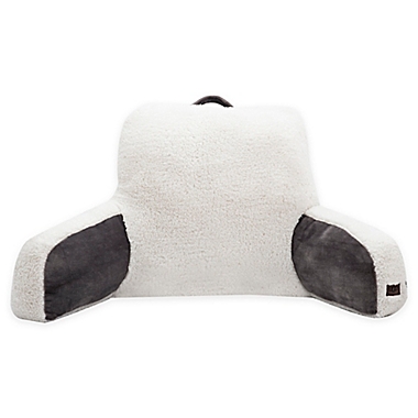 UGG&reg; Clifton Backrest Pillow in Charcoal. View a larger version of this product image.