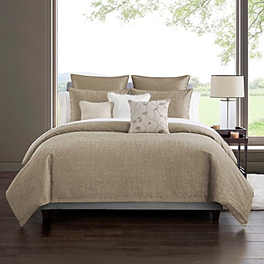 Highline Bedding Co. Driftwood Reversible Full/Queen Comforter Set in Sand. View a larger version of this product image.