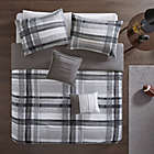 Alternate image 3 for Intelligent Design Rudy Plaid 5-Piece Full/Queen Comforter Set in Black