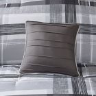 Alternate image 5 for Intelligent Design Rudy Plaid 4-Piece Twin/Twin XL Comforter Set in Black