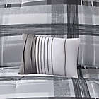 Alternate image 6 for Intelligent Design Rudy Plaid 5-Piece Full/Queen Comforter Set in Black