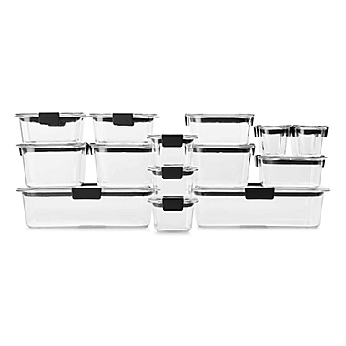 Rubbermaid&reg; Brilliance 36-Piece Food Storage Container Set. View a larger version of this product image.