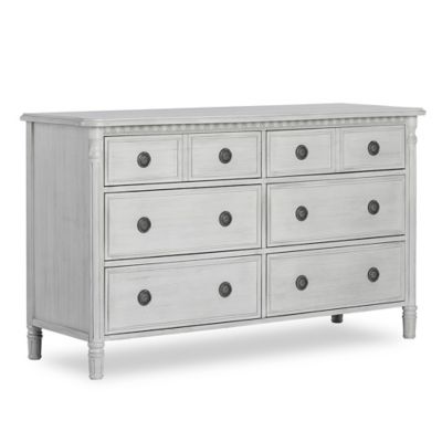 evolur julienne crib antique grey mist