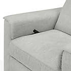 Alternate image 2 for Willa Swivel Recliner Glider in Feathered Grey
