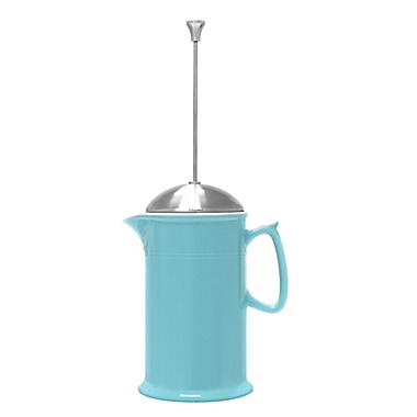 Chantal&reg; 28 oz. Ceramic French Press in Aqua. View a larger version of this product image.