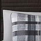Alternate image 4 for Intelligent Design Rudy Plaid Full/Queen Printed Coverlet Bedding Set in Black/Grey