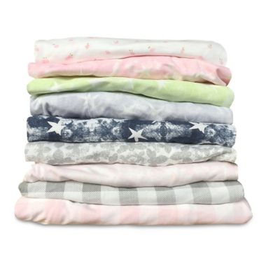 Burt's Bees Baby&reg; 100% Organic Cotton Fitted Crib Sheet Collection. View a larger version of this product image.