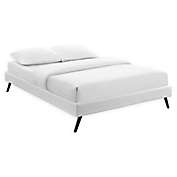 Modway Loryn King Bed Frame in White