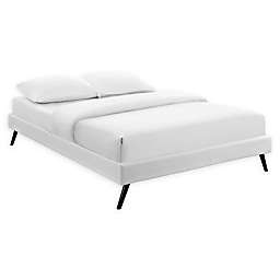 Modway Loryn King Bed Frame in White