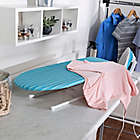 Alternate image 9 for Honey-Can-Do&reg; Deluxe Tabletop Ironing Board with Retractable Iron Rest in White/Aqua