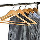 Alternate image 5 for Honey-Can-Do&reg; 24-Pack Wooden Suit Hangers in Maple