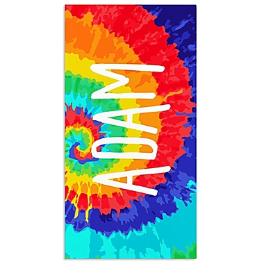Tie-Dye Fun Beach Towel. View a larger version of this product image.