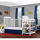 Alternate image 3 for Dream On Me Anna 4-in-1 Convertible Crib and Changing Table Combo in White