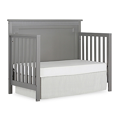 Dream On Me Morgan 5-in-1 Convertible Crib in Steel Grey. View a larger version of this product image.