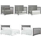 Alternate image 6 for Dream On Me Morgan 5-in-1 Convertible Crib in Steel Grey