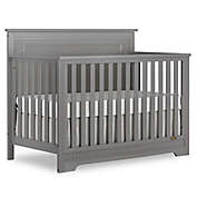 Dream On Me Morgan 5-in-1 Convertible Crib in Steel Grey