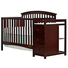 Alternate image 1 for Dream On Me Niko 5-in-1 Convertible Crib with Changer in Espresso
