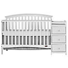 Alternate image 6 for Dream On Me Niko 5-in-1 Convertible Crib and Changer in White
