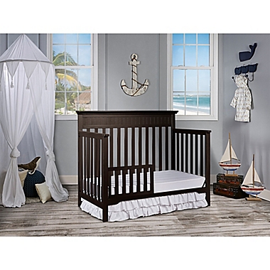 Dream On Me Chesapeake 5-in-1 Convertible Crib in Mocha. View a larger version of this product image.