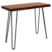 222 Fifth Live Edge Console Table in Brown