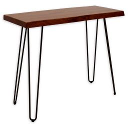 222 Fifth Live Edge Console Table in Brown