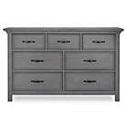 Alternate image 1 for evolur&trade; Belmar 7-Drawer Double Dresser in Rustic Grey